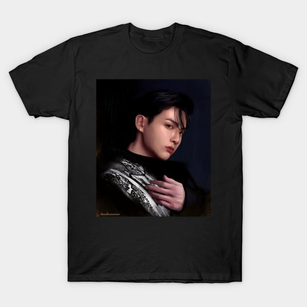 BTS Jungkook T-Shirt by Ansekenamun